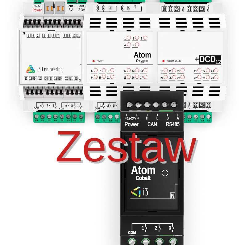 Zestaw sterowników i3 Atom Oxygen + DCD12 oraz i3 Atom Cobalt