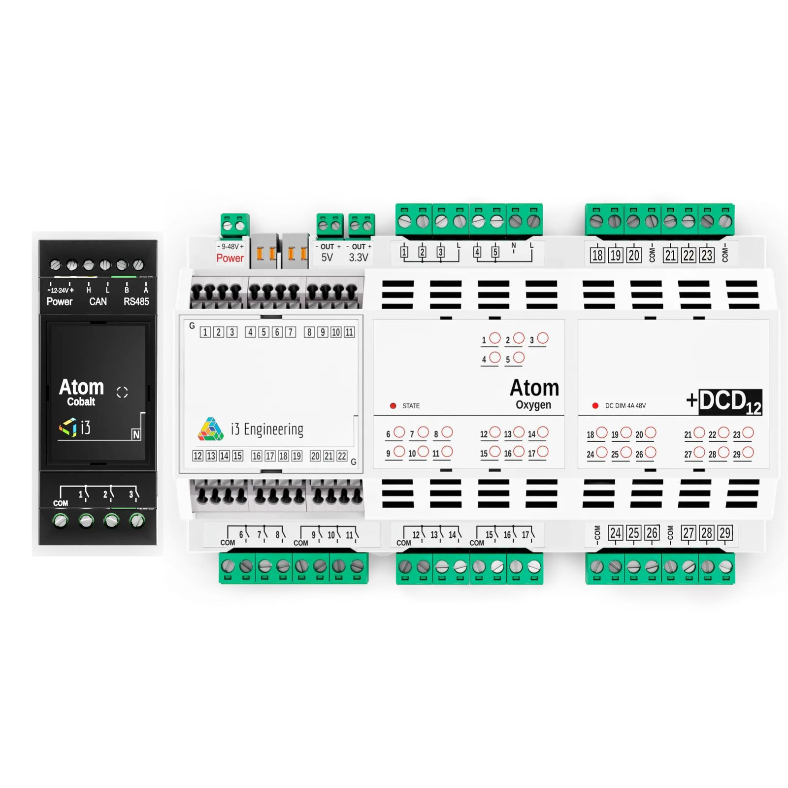 Zestaw sterowników i3 Atom Oxygen + DCD12 oraz i3 Atom Cobalt
