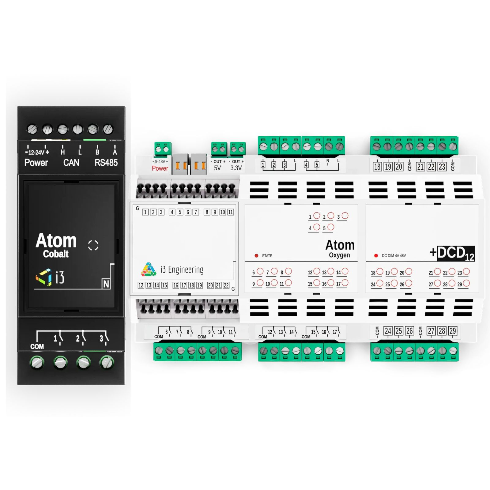 Zestaw sterowników i3 Atom Oxygen + DCD12 oraz i3 Atom Cobalt